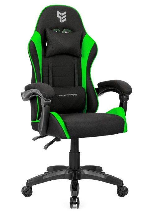 Fotel obrotowy gamingowy HERO ENZO GREEN FABRIC Prototype Fotel obrotowy gamingowy HERO ENZO GREEN FABRIC Prototype