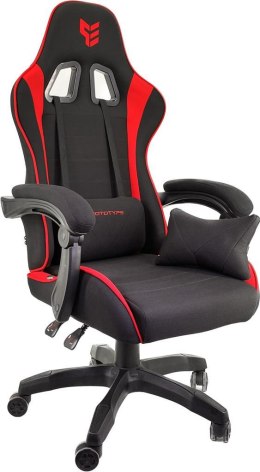 Fotel obrotowy gamingowy HERO ENZO RED FABRIC Prototype