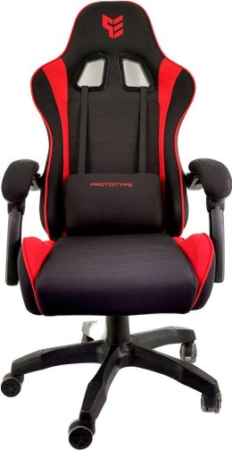 Fotel obrotowy gamingowy HERO ENZO RED FABRIC Prototype
