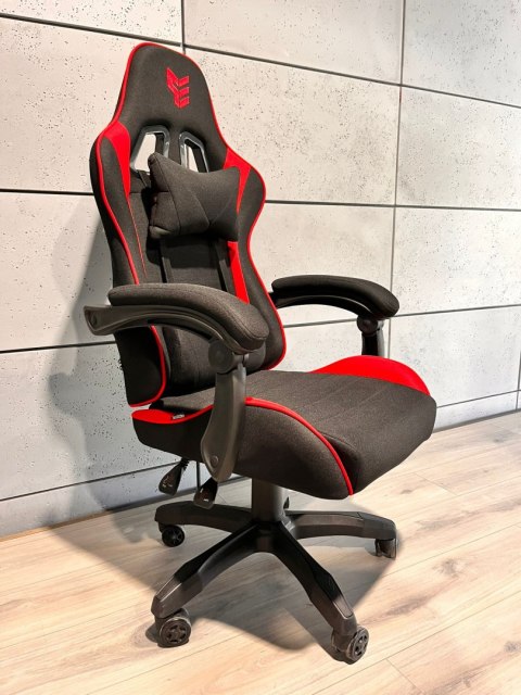 Fotel obrotowy gamingowy HERO ENZO RED FABRIC Prototype Fotel obrotowy gamingowy HERO ENZO RED FABRIC Prototype