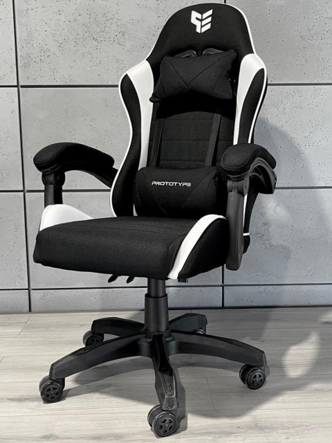 Fotel obrotowy gamingowy HERO ENZO WHITE FABRIC Prototype Fotel obrotowy gamingowy HERO ENZO WHITE FABRIC Prototype