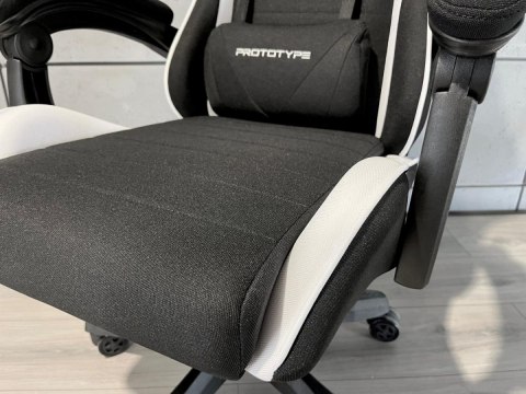 Fotel obrotowy gamingowy HERO ENZO WHITE FABRIC Prototype Fotel obrotowy gamingowy HERO ENZO WHITE FABRIC Prototype
