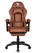 Fotel obrotowy gamingowy HERO POKER PRO BROWN ALCANTARA Prototype