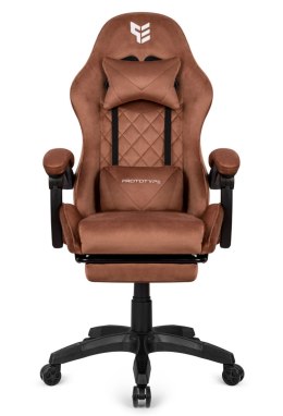 Fotel obrotowy gamingowy HERO POKER PRO BROWN ALCANTARA Prototype