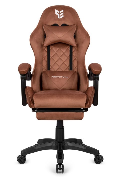 Fotel obrotowy gamingowy HERO POKER PRO BROWN ALCANTARA Prototype Fotel obrotowy gamingowy HERO POKER PRO BROWN ALCANTARA Prototype