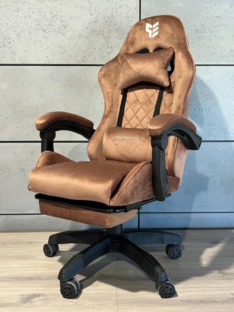 Fotel obrotowy gamingowy HERO POKER PRO BROWN ALCANTARA Prototype Fotel obrotowy gamingowy HERO POKER PRO BROWN ALCANTARA Prototype