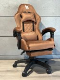 Fotel obrotowy gamingowy HERO POKER PRO BROWN ALCANTARA Prototype