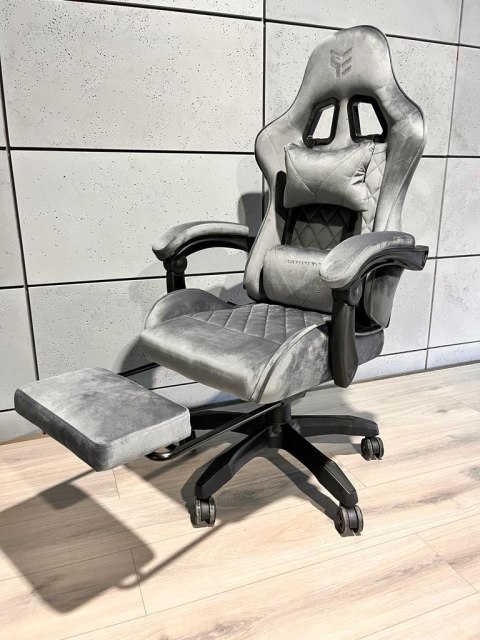 Fotel obrotowy gamingowy HERO POKER PRO GREY ALCANTARA Prototype Fotel obrotowy gamingowy HERO POKER PRO GREY ALCANTARA Prototype