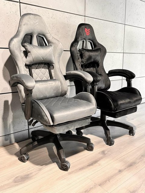 Fotel obrotowy gamingowy HERO POKER PRO GREY ALCANTARA Prototype Fotel obrotowy gamingowy HERO POKER PRO GREY ALCANTARA Prototype