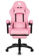 Fotel obrotowy gamingowy HERO POKER PRO PINK SWEET ALCANTARA Prototype