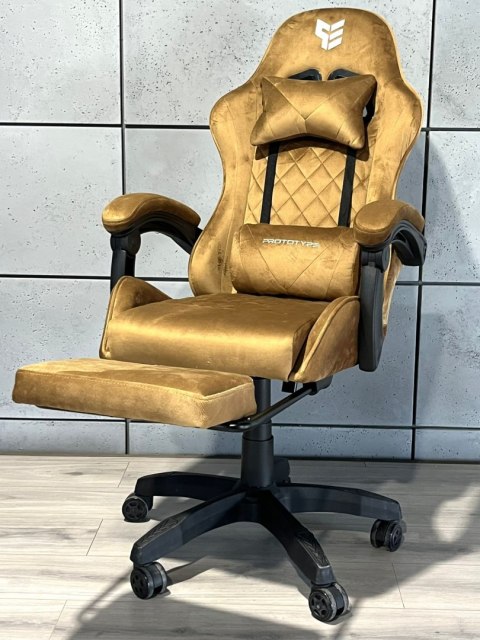 Fotel obrotowy gamingowy HERO POKER PRO SAND ALCANTARA Prototype Fotel obrotowy gamingowy HERO POKER PRO SAND ALCANTARA Prototype
