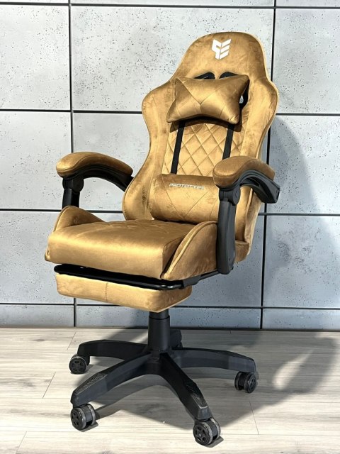 Fotel obrotowy gamingowy HERO POKER PRO SAND ALCANTARA Prototype Fotel obrotowy gamingowy HERO POKER PRO SAND ALCANTARA Prototype