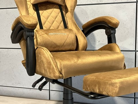 Fotel obrotowy gamingowy HERO POKER PRO SAND ALCANTARA Prototype Fotel obrotowy gamingowy HERO POKER PRO SAND ALCANTARA Prototype