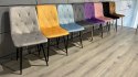 Krzesła tapicerowane BORGO VELVET zestaw 4 sztuk kolory do wyboru Lugano