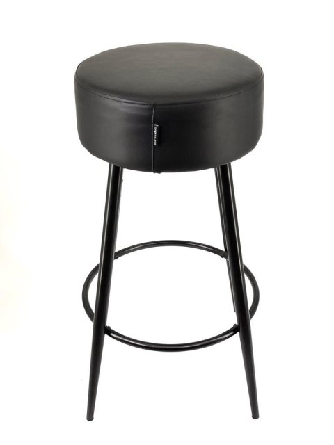 Krzesło barowe ASTI BLACK PU hoker BAR Lugano Krzesło barowe ASTI BLACK PU hoker BAR Lugano