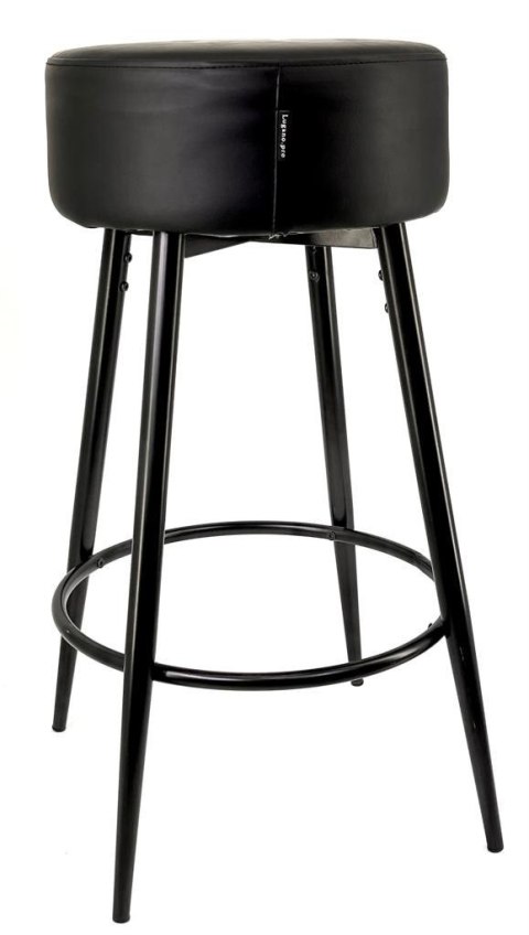 Krzesło barowe ASTI BLACK PU hoker BAR Lugano Krzesło barowe ASTI BLACK PU hoker BAR Lugano