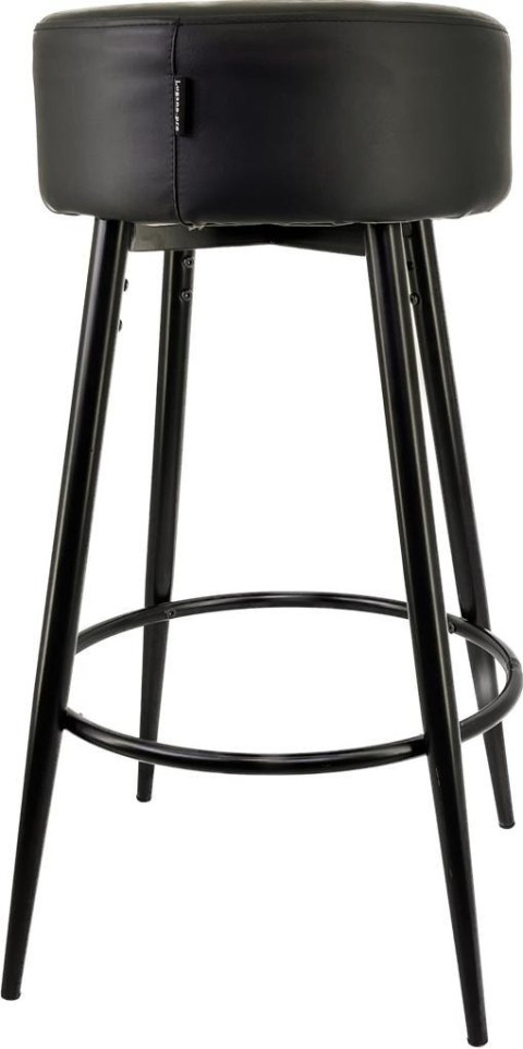 Krzesło barowe ASTI BLACK PU hoker BAR Lugano Krzesło barowe ASTI BLACK PU hoker BAR Lugano