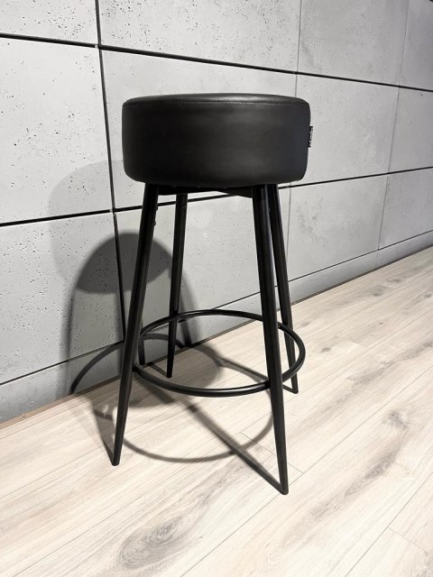 Krzesło barowe ASTI BLACK PU hoker BAR Lugano Krzesło barowe ASTI BLACK PU hoker BAR Lugano