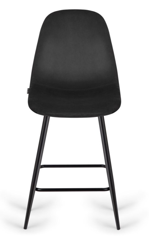 Krzesło barowe AVA BLACK VELVET hoker BAR Lugano Krzesło barowe AVA BLACK VELVET hoker BAR Lugano