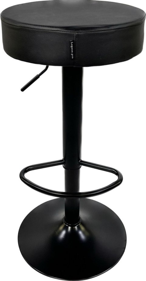 Krzesło barowe SMILE BAR BLACK PU hoker OUTLET Lugano Krzesło barowe SMILE BAR BLACK PU hoker OUTLET Lugano