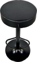 Krzesło barowe SMILE BAR BLACK PU hoker OUTLET Lugano