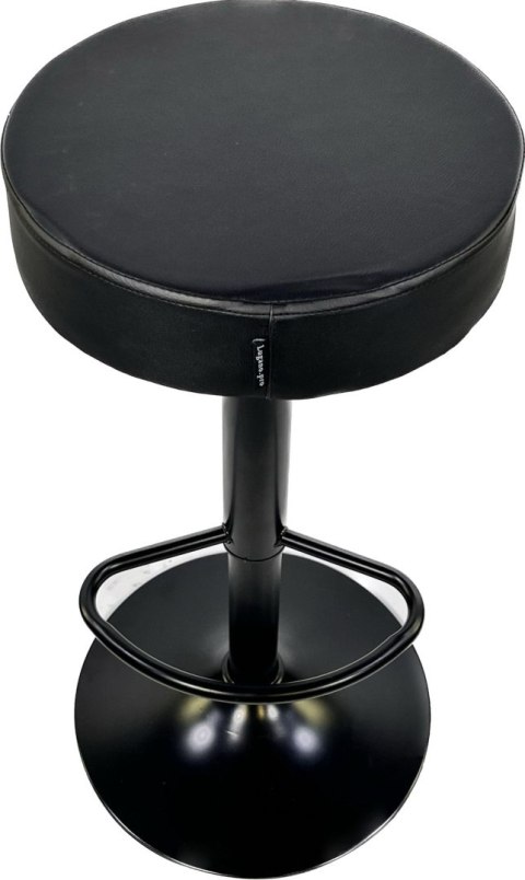 Krzesło barowe SMILE BAR BLACK PU hoker OUTLET Lugano Krzesło barowe SMILE BAR BLACK PU hoker OUTLET Lugano