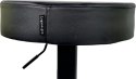 Krzesło barowe SMILE BAR BLACK PU hoker OUTLET Lugano