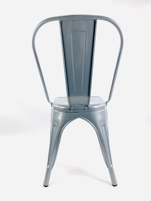 Krzesło metalowe loft CORSICA LIGHT GREY OUTLET Lugano Krzesło metalowe loft CORSICA LIGHT GREY OUTLET Lugano