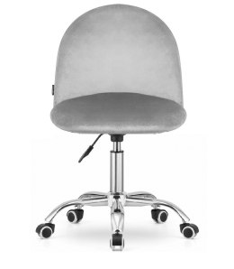 Krzesło obrotowe GLORIA OFFICE LIGHT GREY VELVET Lugano