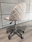 Krzesło obrotowe GLORIA OFFICE LIGHT GREY VELVET Lugano