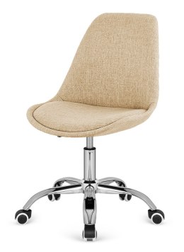 Krzesło obrotowe MONZA OFFICE Beige Fabric Lugano