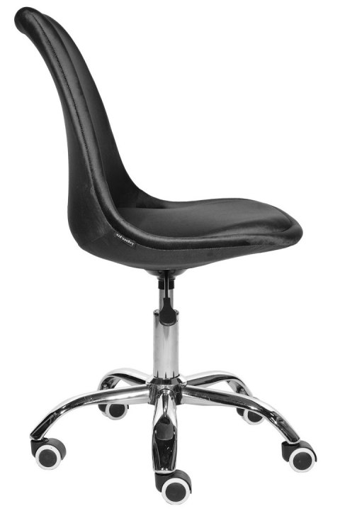 Krzesło obrotowe MONZA OFFICE Black Velvet Lugano Krzesło obrotowe MONZA OFFICE Black Velvet Lugano