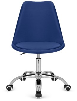 Krzesło obrotowe MONZA OFFICE Blue Velvet Lugano