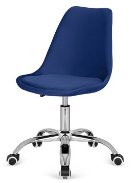 Krzesło obrotowe MONZA OFFICE Blue Velvet Lugano