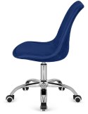 Krzesło obrotowe MONZA OFFICE Blue Velvet Lugano