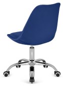 Krzesło obrotowe MONZA OFFICE Blue Velvet Lugano