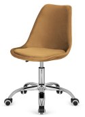 Krzesło obrotowe MONZA OFFICE Trufle Velvet Lugano