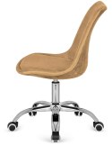 Krzesło obrotowe MONZA OFFICE Trufle Velvet Lugano