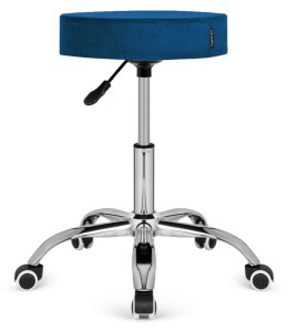 Krzesło obrotowe SIMPLE OFFICE BLUE VELVET Lugano