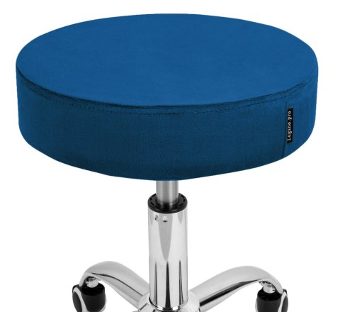 Krzesło obrotowe SIMPLE OFFICE BLUE VELVET Lugano Krzesło obrotowe SIMPLE OFFICE BLUE VELVET Lugano
