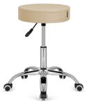 Krzesło obrotowe SIMPLE OFFICE CREAM PU Lugano