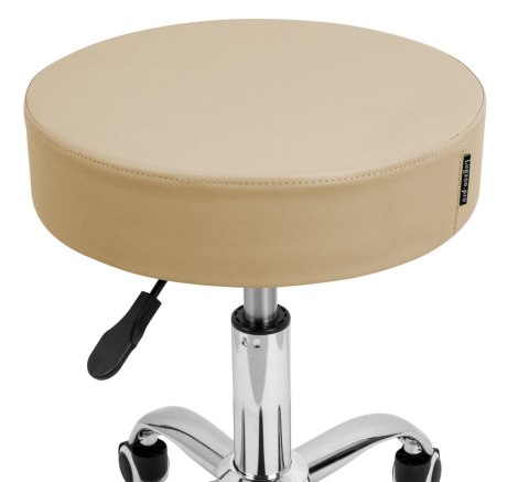 Krzesło obrotowe SIMPLE OFFICE CREAM PU Lugano Krzesło obrotowe SIMPLE OFFICE CREAM PU Lugano