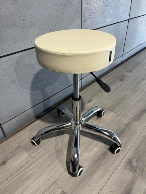 Krzesło obrotowe SIMPLE OFFICE CREAM PU Lugano Krzesło obrotowe SIMPLE OFFICE CREAM PU Lugano