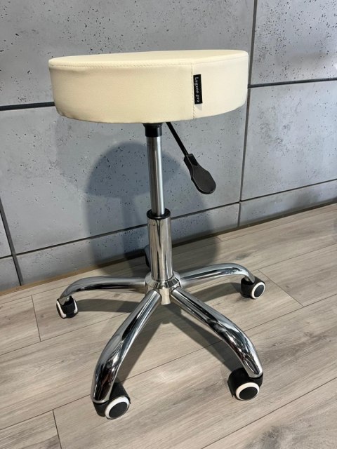 Krzesło obrotowe SIMPLE OFFICE CREAM PU Lugano Krzesło obrotowe SIMPLE OFFICE CREAM PU Lugano