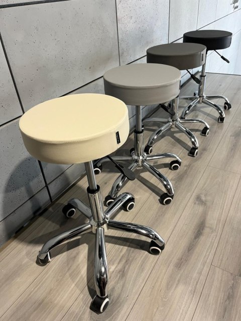 Krzesło obrotowe SIMPLE OFFICE CREAM PU Lugano Krzesło obrotowe SIMPLE OFFICE CREAM PU Lugano