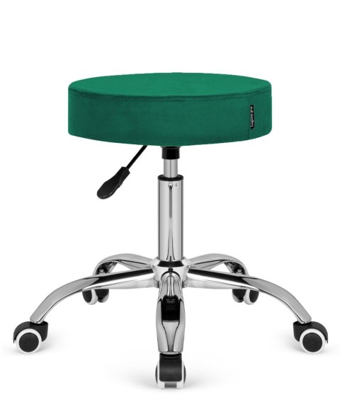 Krzesło obrotowe SIMPLE OFFICE GREEN VELVET Lugano Krzesło obrotowe SIMPLE OFFICE GREEN VELVET Lugano