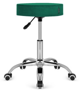 Krzesło obrotowe SIMPLE OFFICE GREEN VELVET Lugano