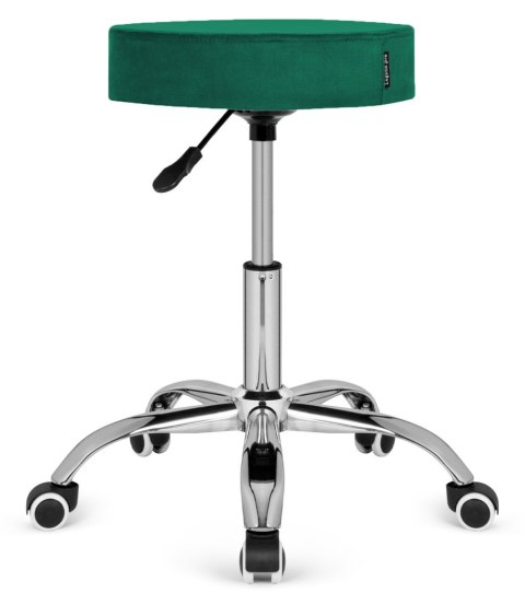 Krzesło obrotowe SIMPLE OFFICE GREEN VELVET Lugano Krzesło obrotowe SIMPLE OFFICE GREEN VELVET Lugano