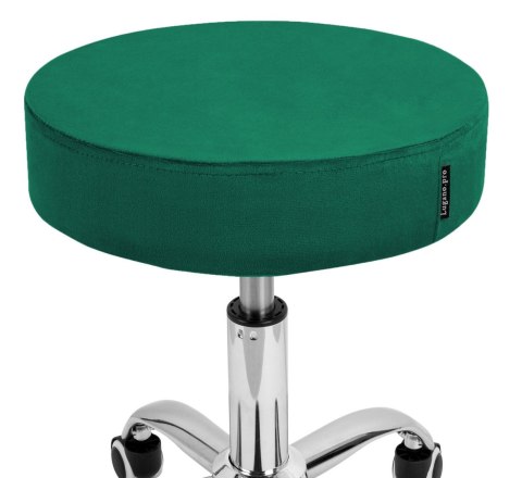 Krzesło obrotowe SIMPLE OFFICE GREEN VELVET Lugano Krzesło obrotowe SIMPLE OFFICE GREEN VELVET Lugano
