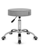 Krzesło obrotowe SIMPLE OFFICE GREY VELVET Lugano